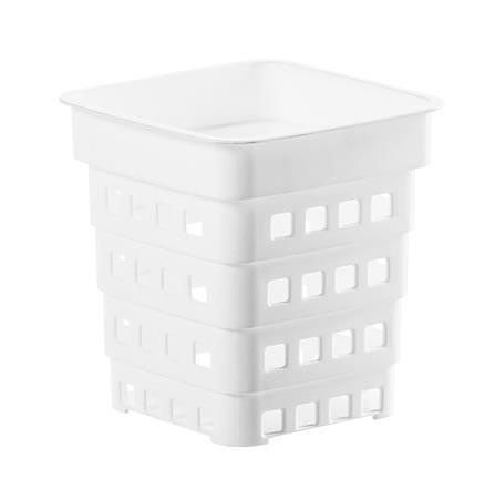 Odkapávač na příbory, bílá, 10 x 10 x 12 cm, GASTROMAX 1216010