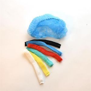 Síťka na vlasy, černá, s gumičkou, jednorázová, 100 ks/balení, 1103FE