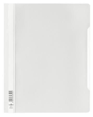 Desky s rychlovazačem, bílá, PP, A4+, 50 ks/balení, DURABLE 257002