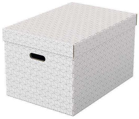 Archivační krabice "Home", bílá, vel. L, 3 ks, ESSELTE