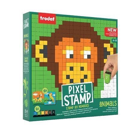 Kreativní sada razítek "Pixel Stamp", zvířátka, TRODAT CR-PXS-AN