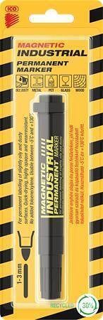 Permanentní popisovač "Magnetic industrial permanent 11 XXL", černá, průmyslový, 1-3 mm, k