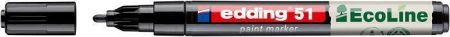 Lakový popisovač "51 EcoLine", černá, 1-2 mm, EDDING 4-51-001