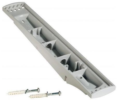 Nástěnný držák prezentačních panelů "SHERPA", šedá, 5 kapes, DURABLE 562210