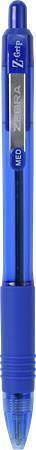 Kuličkové pero "Z-Grip", modrá, 0,27 mm, stiskací, ZEBRA 22220