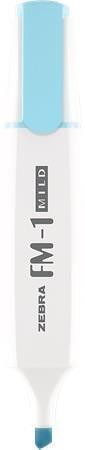 Zvýrazňovač "FM-1 Mild", modrá, 3,5 mm, ZEBRA 55509