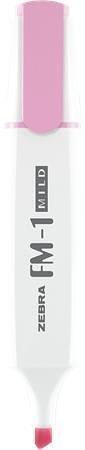 Zvýrazňovač "FM-1 Mild", růžová, 3,5 mm, ZEBRA 55506