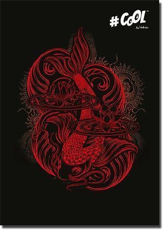 Sešit "Spiritual tattoo", mix motivů, A4, linkovaný, 96 listů, COOL BY VICTORIA ISVFC38