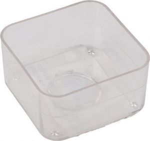 Čajová svíčka, forma, čtverec, 3,7 x 3,7 x 1,8 cm