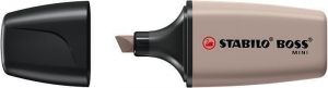 Zvýrazňovač "Boss Mini Nature vibes", warm grey - teplá šedá, 1-4 mm, STABILO 07/193-11