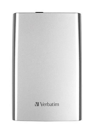 2,5" HDD (hard disk), stříbrná, 2TB, USB 3.0, VERBATIM 53189