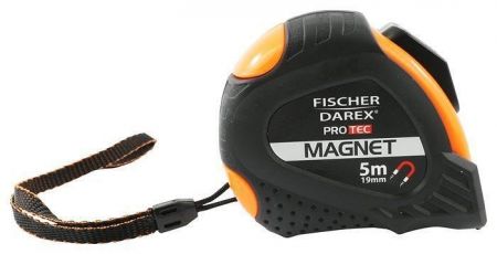 Metr svinovací, 5 m x 19 mm, magnetický, 1 ks, FISCHER DAREX 198104
