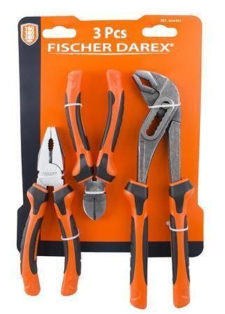 Kleště, 3 různé typy, sada, FISCHER DAREX 199120