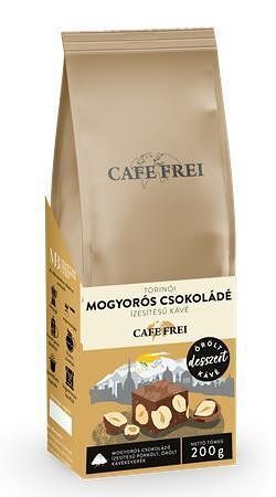 Káva "Torinói Csoko-Ořech", pražená, mletá, 200 g, CAFE FREI