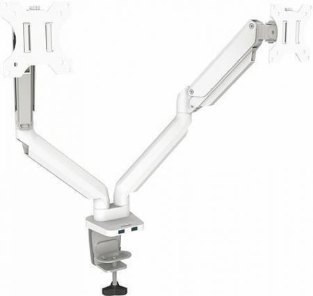 Držák na monitor "Platinum Series Dual", bílá, 2 ramena, FELLOWES 8056301