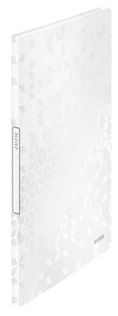 Katalogová kniha "Wow", bílá, 20 kapes, A4, PP, LEITZ