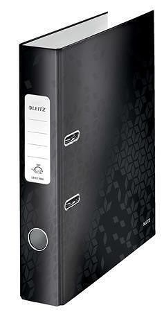 Pákový pořadač "180 Wow", černá, 52 mm, A4, PP/karton, LEITZ