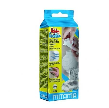 Modelovací hmota, bílá, 250g, MITAMA 63857
