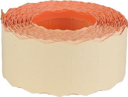 Cenové etikety, 25x16 mm, odstranitelné, pastelová oranžová 