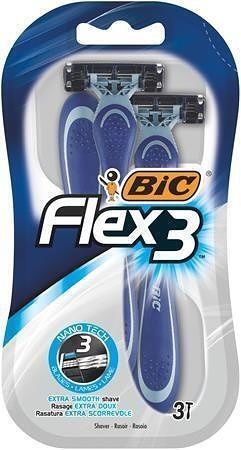 Pánský jednorázový holicí strojek "FLEX 3", 3 ks, BIC 9230432