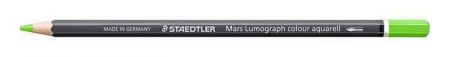 Akvarelová pastelka "Mars Lumograph 104", trávově zelená, šestihranná, STAEDTLER 104-51