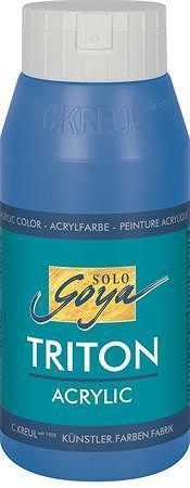 Akrylová barva "TRITON SOLO GOYA", cerulean modrá, 750 ml, KREUL