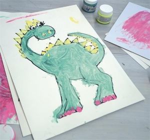 Sada prstových barev blyštivé "MUCKI", 4 barvy, KREUL