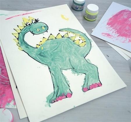 Sada prstových barev blyštivé "MUCKI", 4 barvy, KREUL