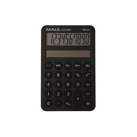 Kalkulačka "Eco MD 1", černá, stolní, 10 číslic, MAUL 7275090