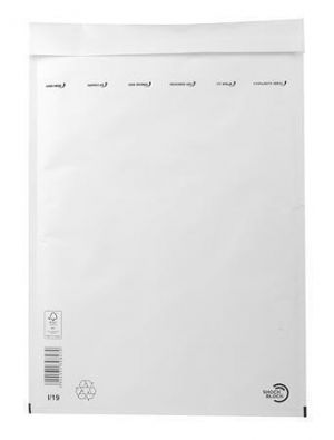 Obálka, bílá, bublinková, I/19, W9, vnější rozměry: 320x455 mm, vnitřní rozměry: 300x445 m