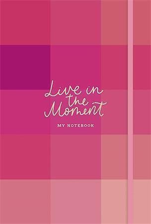 Zápisník "Live in the moment", mix motivů, A5, 96 listů, SHKOLYARYK A5-IC-096-797