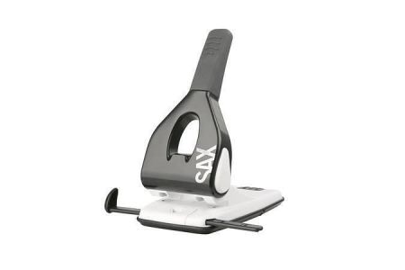 Děrovačka "Design 618", černá, na 65 listů, vysoce odolná, SAX