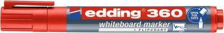 Popisovač na bílou tabuli a flipchart "360", červená, 1,5-3mm, kuželový hrot, EDDING