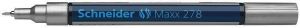 Permanentní lakový popisovač "Maxx 278", stříbrná, 0,8mm, SCHNEIDER