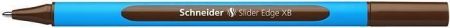 Kuličkové pero "Slider Edge XB", hnědá, 0,7mm, s uzávěrem, SCHNEIDER