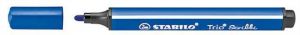 Fix "Trio Scribbi", modrá, odpružený hrot, 1,5-2mm, STABILO