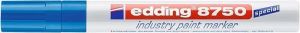 Lakový popisovač "8750", modrá, 2-4 mm, průmyslový, EDDING 7580197005