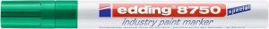 Lakový popisovač "8750", zelená, 2-4 mm, průmyslový, EDDING 7580197003