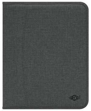 Manažerské desky "College", šedá, A4, polyester, na zip, WEDO