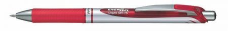 Gelové pero "EnerGel BL77", červená, 0,35 mm, stiskací mechanismus, PENTEL BL77-BO