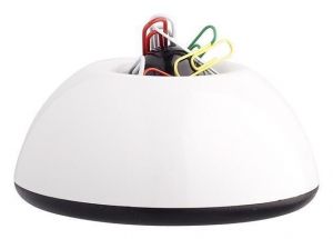 Zásobník na sponky magnetický, ICO "Lux", bílý