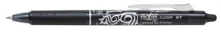 Roller "Frixion Clicker", černá, 0,7/0,35mm, vymazatelný, PILOT
