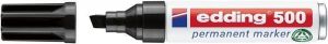 Permanentní popisovač "500" černá, 2-7mm, klínový hrot, EDDING