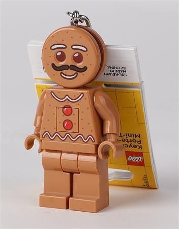 Klíčenka s LED osvětlením "Gingerbread Man", LEGO LGL-KE182H