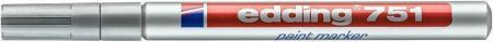 Lakový popisovač "751", stříbrná, 1-2mm, EDDING
