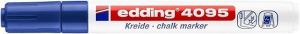 Křídový popisovač "4095", modrá, 2-3 mm, kuželový hrot, tekutý, EDDING 4-4095003