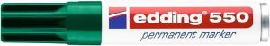 Permanentní popisovač "550", zelená, 3-4 mm, kuželový hrot, EDDING 4-550004