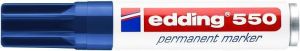 Permanentní popisovač "550", modrá, 3-4 mm, kuželový hrot, EDDING 4-550003