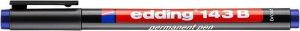 Permanentní popisovač "143 B", modrá, OHP, 1mm, EDDING