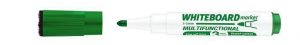 Popisovač na bílou tabuli a flipchart "Markeraser", zelená, 1-3mm, multifunkční, ICO